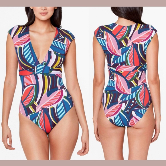NWT‎ Bleu Rod Beattie [ 6 ] Absolutely Fabulous One Piece Swimsuit - Picture 1 of 12